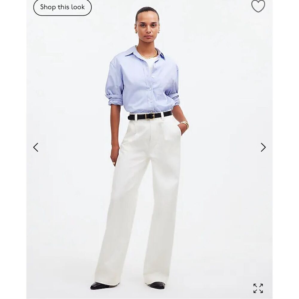 $138 Madewell The Harlow Wide-Leg Pant size 24